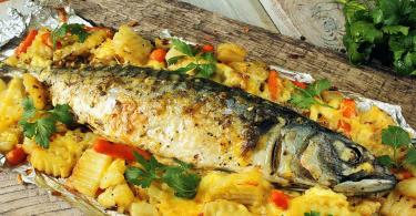 Рыба, запеченная в духовке - рецепт с фото